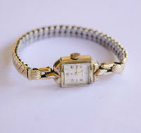 Vintage Rolled Gold 10 Rubis mechanisch Uhr | Damenkleid Uhr