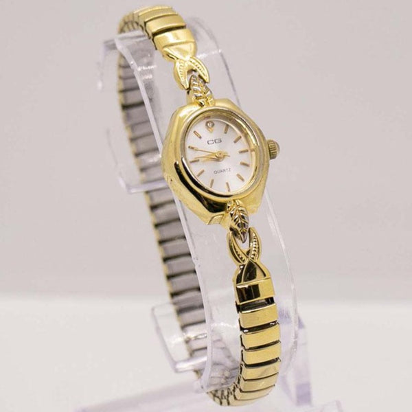 Orologio in quarzo cg tono oro per donne | Eleganti orologi da polso vintage