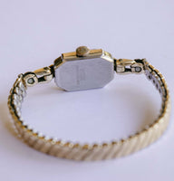 Oro enrollado vintage 10 rubis mecánico reloj | Vestido de mujeres reloj