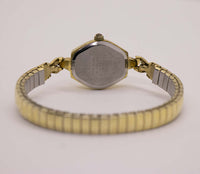 Cuarzo CG de tono de oro reloj para mujeres | Elegantes relojes de pulsera vintage
