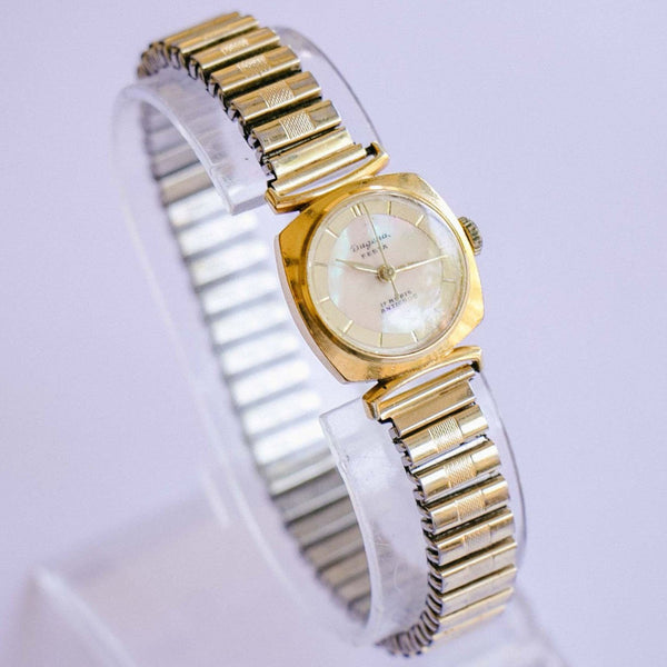 Dugena Festa 17 Rubis Mechanical Watch | 20 Mikron Gold-Plated Watch