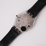 2000 Swatch SFK116 Orologio nero puro | Nero vintage Swatch Skin