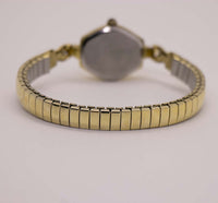 Gold-Tone CG Quarz Uhr für Frauen | Elegante Vintage -Armbanduhr