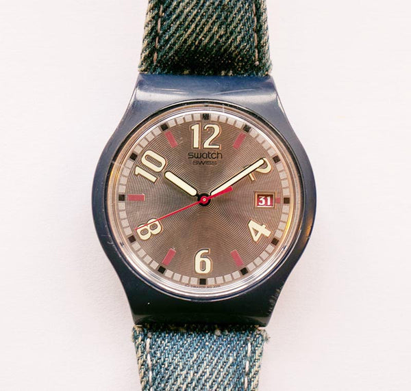 2007 meine Jeans Sujn400 Blau swatch | Elegante Jeans Schweizer swatch Uhr