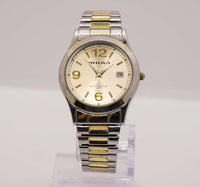 Vintage Milan Two-tone Water-resistant Date Watch for Women