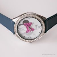 Tono plateado vintage Minnie Mouse reloj para ella | Retro Disney Cosas memorables reloj