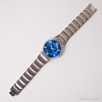 2003 Swatch SFK197G جليدي Shine Watch | سوار الصلب الأزرق Swatch Skin