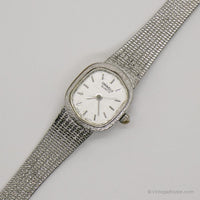 Vintage Silver-tone Caravelle Watch | Japan Quartz Watch for Ladies
