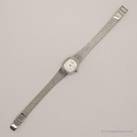 Vintage Silver-Tone Caravelle Uhr | Japan Quarz Uhr für Damen