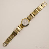 Jahrgang Gruen Zweifarbig Uhr | Retro -Armbanduhr für Damen