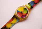 1998 Bubblegum GK283 Multi Color swatch | Hippie suizo de los 90 swatch reloj
