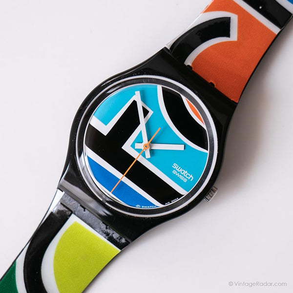 2005 Swatch GB227 Color-Full reloj | Correa original Swatch Caballero
