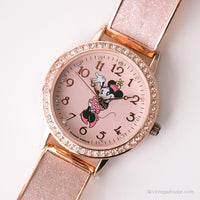 Vintage Roségold Disney Uhr für sie | Disney Luxus Uhr