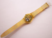 1998 BUBBLEGUM GK283 Multi Color Swatch | 90s Hippie Swiss Swatch Watch