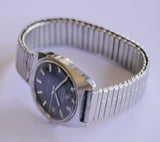 RARE Junghans 25 Jewels Automatic Men's Watch with Blue Dial Vintage