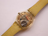 2002 Fiori d'Amore GK381 Swatch reloj | Dial de oro floral Swatch reloj