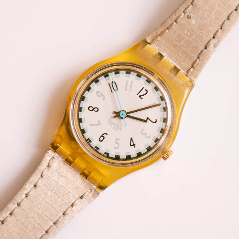 Swatch Lady GINGER ELLE LK140 Watch 1993 Vintage Swatch Lady
