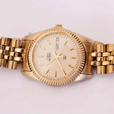 Vintage Gold-tone Timex Indiglo Quartz Watch | 90s Timex Dress Watch - Vintage Radar