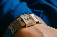 Decas Silber-Ton mechanisch Uhr Für Damen | Jahrgang Uhr Sammlung