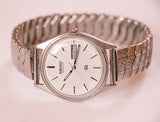 Vintage Seiko 5Y23-8040 A1 Day & Date Quartz Watch | Two Watch Straps