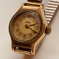 Gold plattierte Ankra Gold Damen Uhr Für Teile & Reparaturen - nicht funktionieren