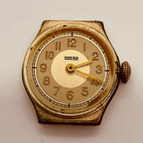 Gold plattierte Ankra Gold Damen Uhr Für Teile & Reparaturen - nicht funktionieren