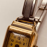 Art Deco Military Gold Plated Exita 100 Watch for Parts & Repair - NOT WORKING