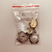 Los 4 Timex Mechanisch Uhren Für Teile & Reparaturen - nicht funktionieren