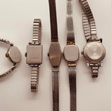 Viele 5 Frauen Timex Mechanisch Uhren Für Teile & Reparaturen - nicht funktionieren