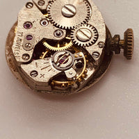 Vintage de la década de 1960 Silberta 17 Joyas reloj Para piezas y reparación, no funciona