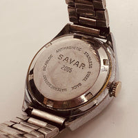 Savar 17 Jewels Incabloc Watch for Parts & Repair - NOT WORKING