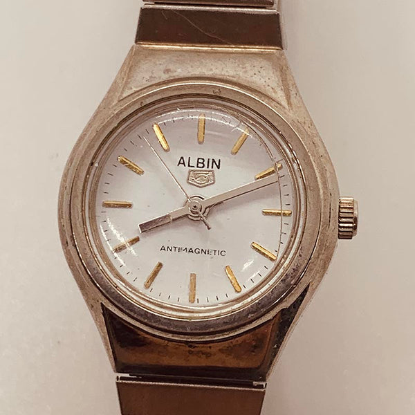 Albin Watch Albin 5 Antimagnetic Watch for Parts & Repair - NOT WORKING – Vintage Radar