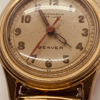 Monarch de Luxe Beaver Military montre pour les pièces et la réparation - ne fonctionne pas