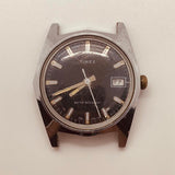 Lot de 3 années 1970 Timex Montres de cadran en Angleterre pour hommes pour pièces et réparation - ne fonctionnant pas