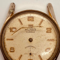 Hoba 15 Jewels Antimagnetic Watch for Parts & Repair - NOT WORKING