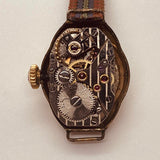 Art Deco Ladies 17 Rubis reloj Para piezas y reparación, no funciona