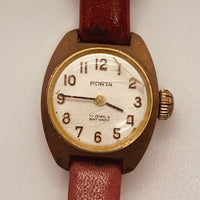 Porta 17 Jewels Antichoc Watch for Parts & Repair - NOT WORKING