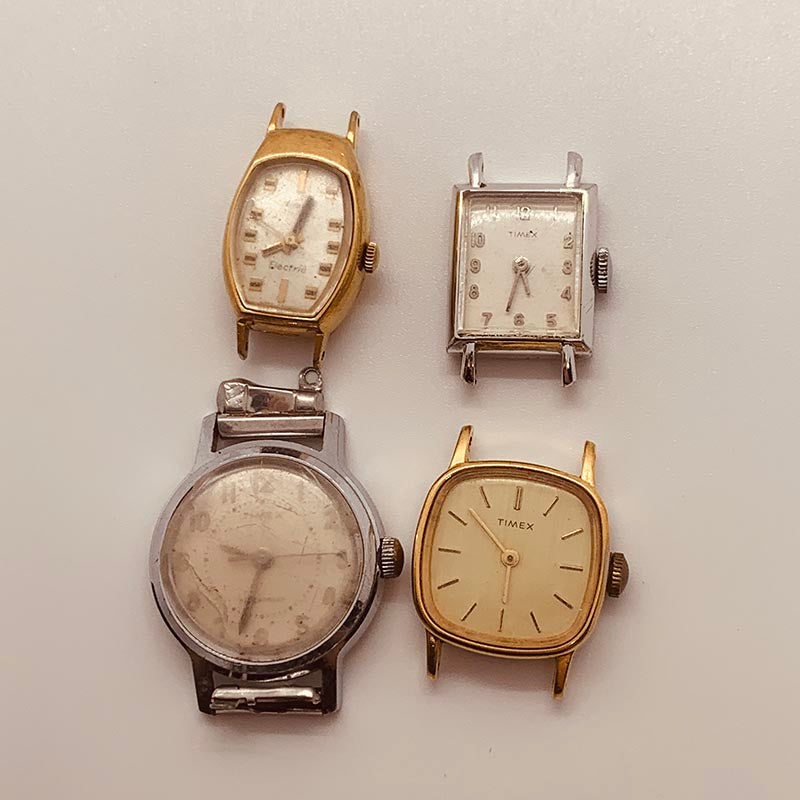 Lot Of Vintage Timex Watches, Electric, Manual Wind, Automatic For Parts/Repair Lot Of Vintage Timex Watches, Electric, Manual Wind  main image 3