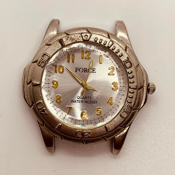 Force Quartz Water Resist Watch for Parts & Repair - NOT WORKING