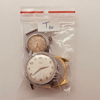 Vers les années 1970, lot de 3 Timex Montres mécaniques pour les pièces et la réparation - ne fonctionne pas