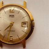 Smiths 17 Joyas hechas en Gran Bretaña reloj Para piezas y reparación, no funciona