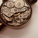 Art Deco Clinton Swiss 7 Jewels Watch for Parts & Repair - لا تعمل