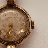 Art déco clinton suisse 7 bijoux montre pour les pièces et la réparation - ne fonctionne pas