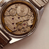 '70s Camille Mercier Antichoc Blue Dial orologio per parti e riparazioni - Non funziona