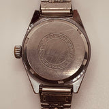 1970 Camille Mercier Antichoc Cadrée bleue montre pour les pièces et la réparation - ne fonctionne pas
