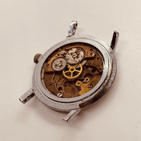 Halcon 17 Rubis suizo hecho reloj Para piezas y reparación, no funciona