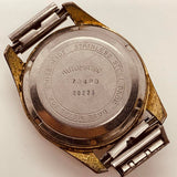 Château Date de jour suisse automatique montre pour les pièces et la réparation - ne fonctionne pas