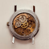 Halcon 17 Rubis suizo hecho reloj Para piezas y reparación, no funciona