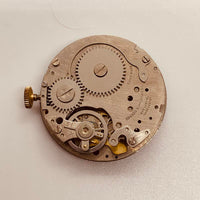 Edward Waldman Black Dial Swiss Watch for Parts & Repair - لا يعمل
