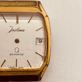 Justina Mastersonic Swiss Made Quartz Watch for Parts & Repair - NOT WORKING